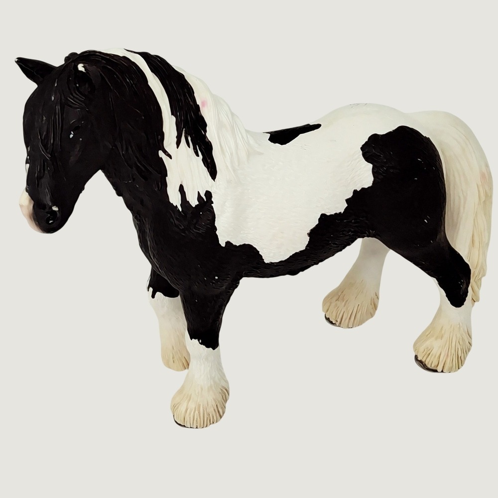 Retired Schleich Tinker Stallion D-73527 Black & White Piebald Coat Pattern '07